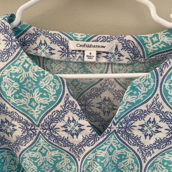 Croft and Barrow paisley tunic - Picture 3 of 10